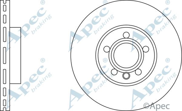 APEC BRAKING Jarrulevy DSK2088